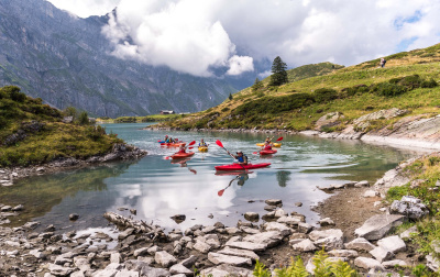 Kajaken Trübsee